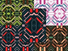 Ornamental Decorative Pattern Color Combination vector