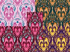 Ornamental Decorative Pattern Color Combination vector