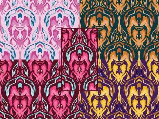 Ornamental Decorative Pattern Color Combination