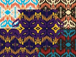 Ornamental Decorative Pattern Color Combination vector