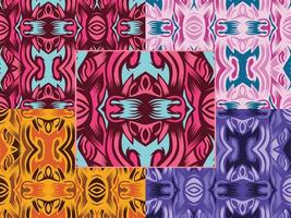 Ornamental Decorative Pattern Color Combination vector