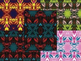 Ornamental Decorative Pattern Color Combination vector