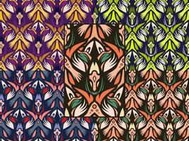 Ornamental Decorative Pattern Color Combination vector