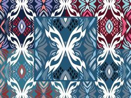 Ornamental Decorative Pattern Color Combination vector