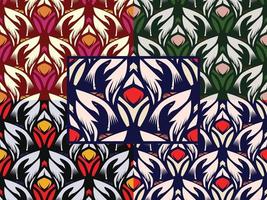 Ornamental Decorative Pattern Color Combination vector