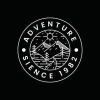 logo de aventura para tu marca vector