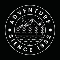 logo de aventura para tu marca vector