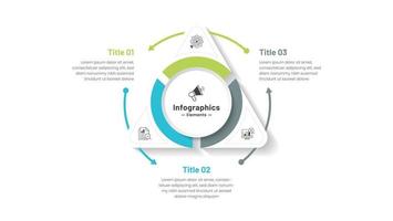 vector de diseño de plantilla de infografía de pasos de negocio