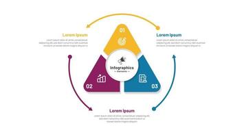 business steps Infographic template design vector