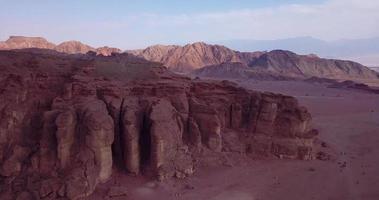 Aerial Footage in the Timna National Park near Eilat, Israel video