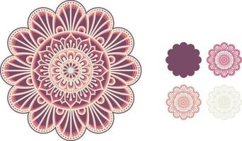 Mandala Laser Cut File Multilayer vector