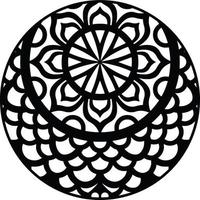 Mandala Print Background vector