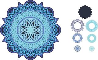 Mandala Pattern Background  Multilayers Laser Cut File vector