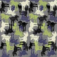 Dinosaurs repeat seamless pattern print vector
