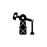 oil mine icon perfect for your app, web or additional projects vector