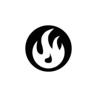 icono de fuego perfecto para su aplicación, web o proyectos adicionales vector