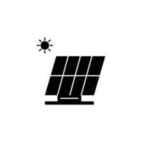 icono de panel solar perfecto para su aplicación, web o proyectos adicionales vector