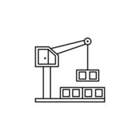 industrial crane icons perfect for your app, web or additional projects vector