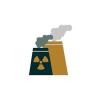 icono nuclear perfecto para su aplicación, web o proyectos adicionales vector