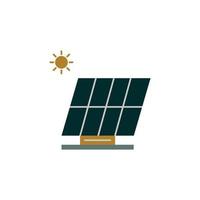 icono de panel solar perfecto para su aplicación, web o proyectos adicionales vector