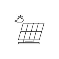 icono de panel solar perfecto para su aplicación, web o proyectos adicionales vector