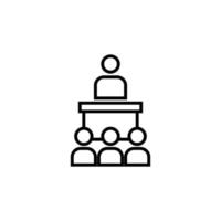 seminar icon suitable for your application, web, or additional project vector