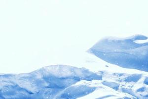 antecedentes. paisaje de invierno la textura de la nieve foto