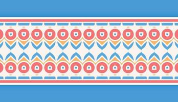 colorful pattern border pattern design vector