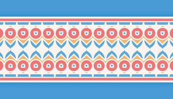 colorful pattern border pattern design vector