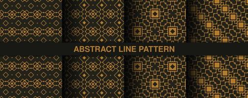 Collection of seamless ornamental ethnic patterns vector