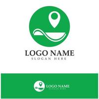 search find pin location maps GPS point logo design modern concept vector illustration