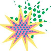 Vector abstract doodle illustration with bright color shape of splash. Use it for design of invitation, greeting card, posters, banners, presentation