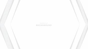 Abstract white background with shadow, light. Geometry overlap vector illustration.