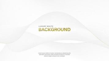 Modern and minimalist luxury abstract white background vector