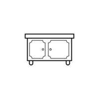 vector de armario para presentación de icono de símbolo de sitio web