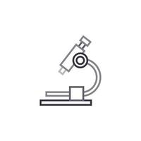 microscope vector for website symbol icon presentation