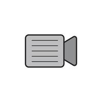 camera recorder vector for website symbol icon presentation