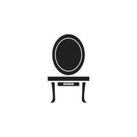 dressing table vector for website symbol icon presentation