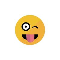 vector de cara emoji para presentación de icono de símbolo de sitio web