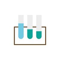 test tube vector for website symbol icon presentation