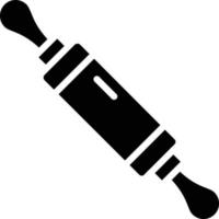 Rolling Pin Glyph Icon vector