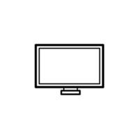 vector de monitor para presentación de icono de símbolo de sitio web