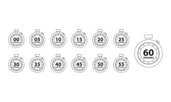 timer icon vector for website symbol icon presentation