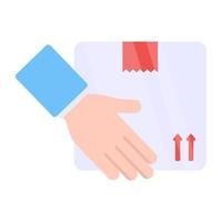 An icon design of giving parcel vector
