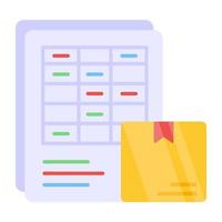 Perfect design icon of logistic invoice vector