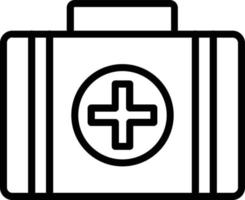 First Aid Vector Line Icon