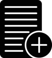 Notes Vector Glyph Icon