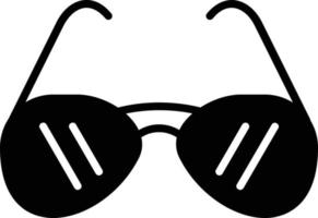 icono de glifo de gafas vector