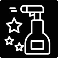 icono de glifo de spray de limpieza vector