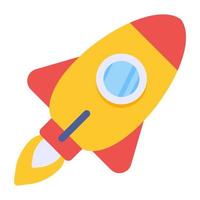 Perfect design icon of rocket vector